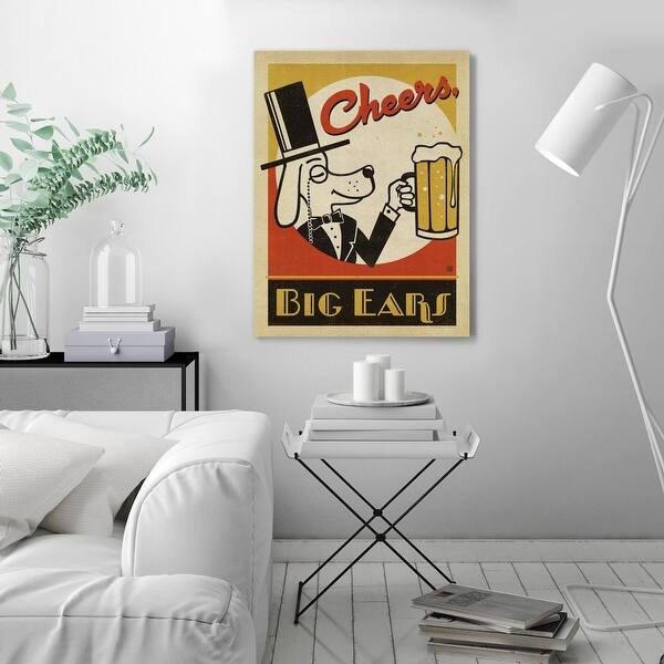 Cheers Big Ears by Anderson Design Group Wrapped Canvas Americanflat